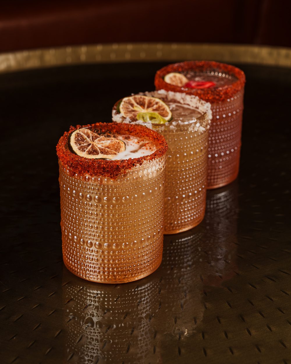 Trio of margarita Craft Tales at Hopsology