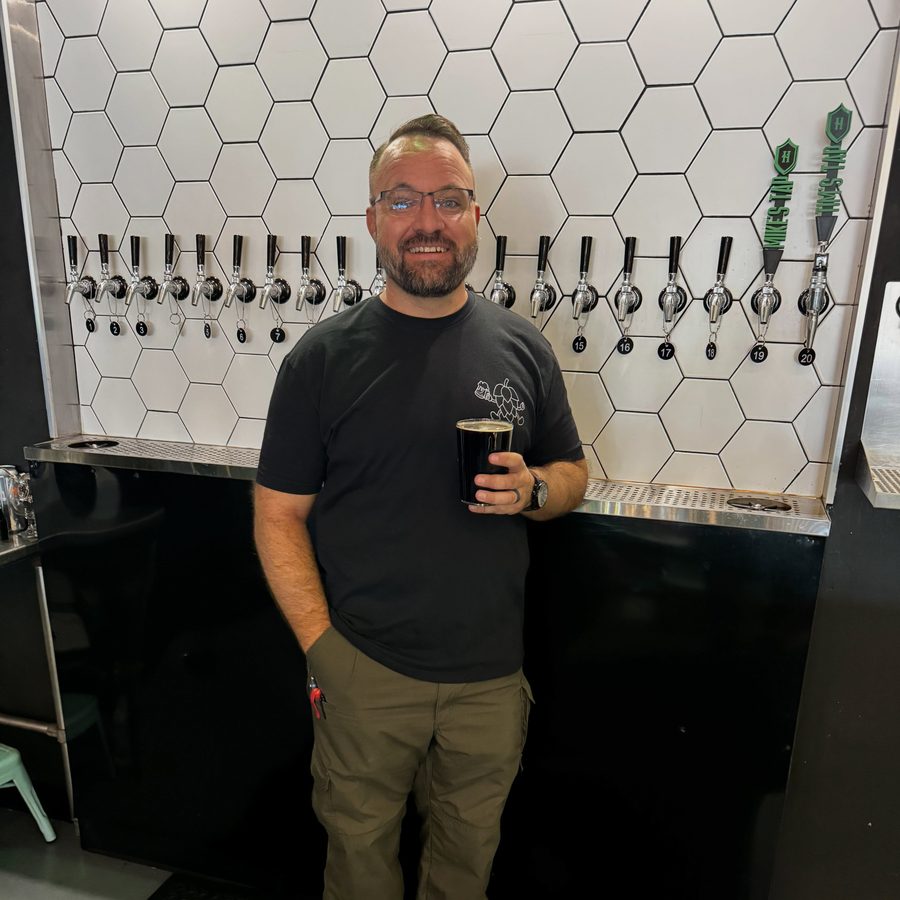 Sean, bartender at Hopsology